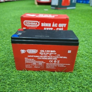 Ắc qui bình xịt điện Oshima 12V/ 8Ah