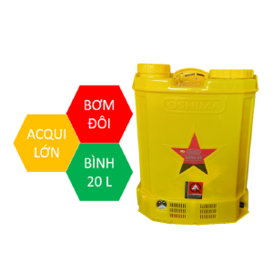 Bình xịt điện Oshima OS 20 DP  - 20 lít - 2 bơm